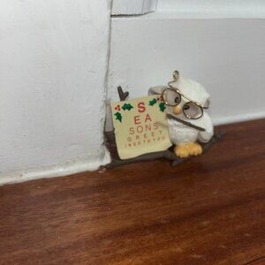 1987 Hallmark Keepsake Ornament Owliday Wish QX4559